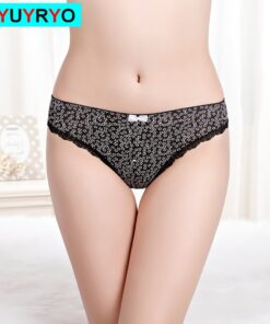 NEW Tangas Women Sexy Panties Underwear Women Lace Thong G-String Briefs Ladies Lingerie Woman Thongs Print Cotton T-back Female Panties THONGS color: Multi 