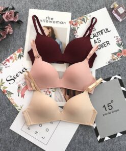 2019 spring new bra for women seamless comfortable underwear laides push up bra sexy lingerie female bralette woman brassiere Bra & Brief Sets color: Beige|Black|Blue|Burgundy|Gray|Pink 