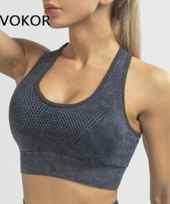 SVOKOR Sport Bras Women Running Sexy Push Up Bralette High Support Active Bra Fitness Underwear Femme Workout Clothing Bra & Brief Sets color: Army Green|Black|Light Blue|Light purple|Navy blue 